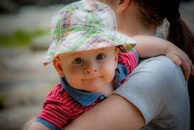 Baby's need to wear a wide-brimmed hat when outdoors